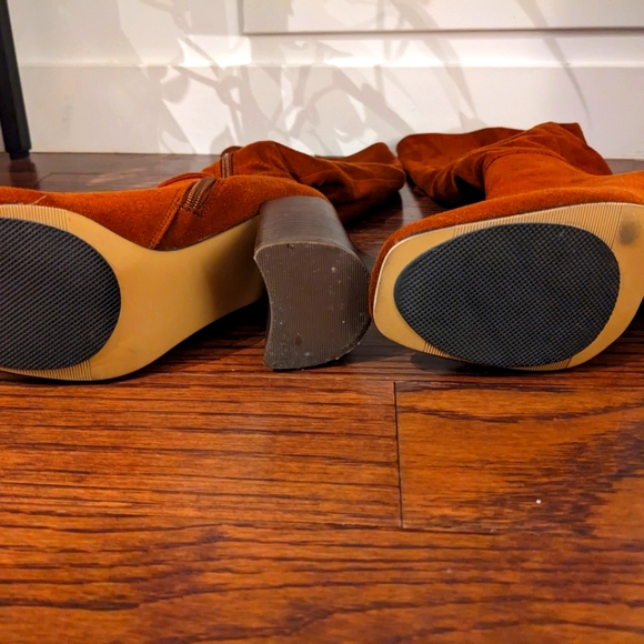 Steve Madden brown suede knee high boot - Picture 3 of 4